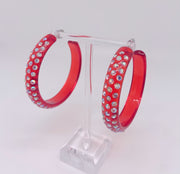 Statement Red Hoops