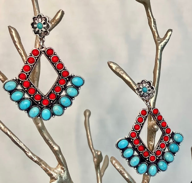 South West Style Turquoise Drops