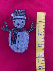 Statement Piece Snowman Pin