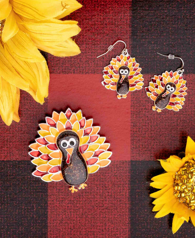 Gobble Gobble Guy Earrings