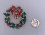 Christmas Wreath Pin