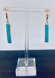 Genuine Turquoise Natural Stone Drops