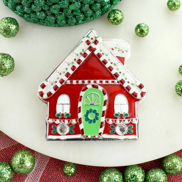 Gingerbread House Pin/Pendant