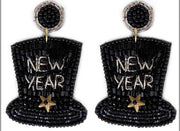 Happy New Year Earrings