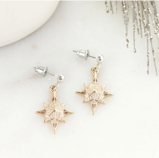 Nativity Star Earrings